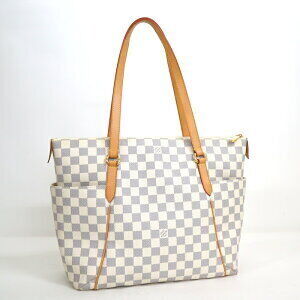Louis Vuitton Totally Tote Bag Damier Azur White